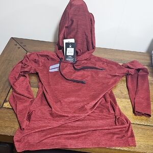 Women's Red Hoodie Sweater